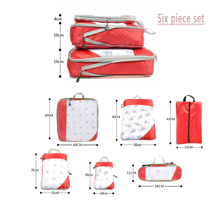PackyGo Premium Mesh Packing Cubes