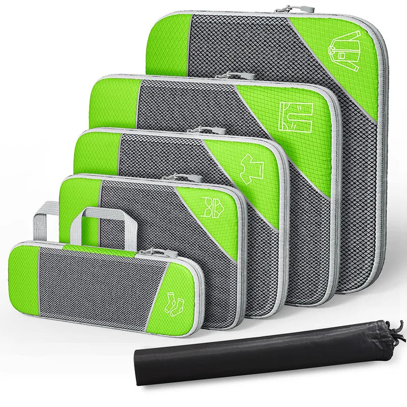 PackyGo Premium Mesh Packing Cubes