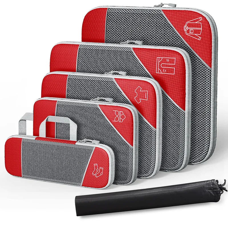 PackyGo Premium Mesh Packing Cubes