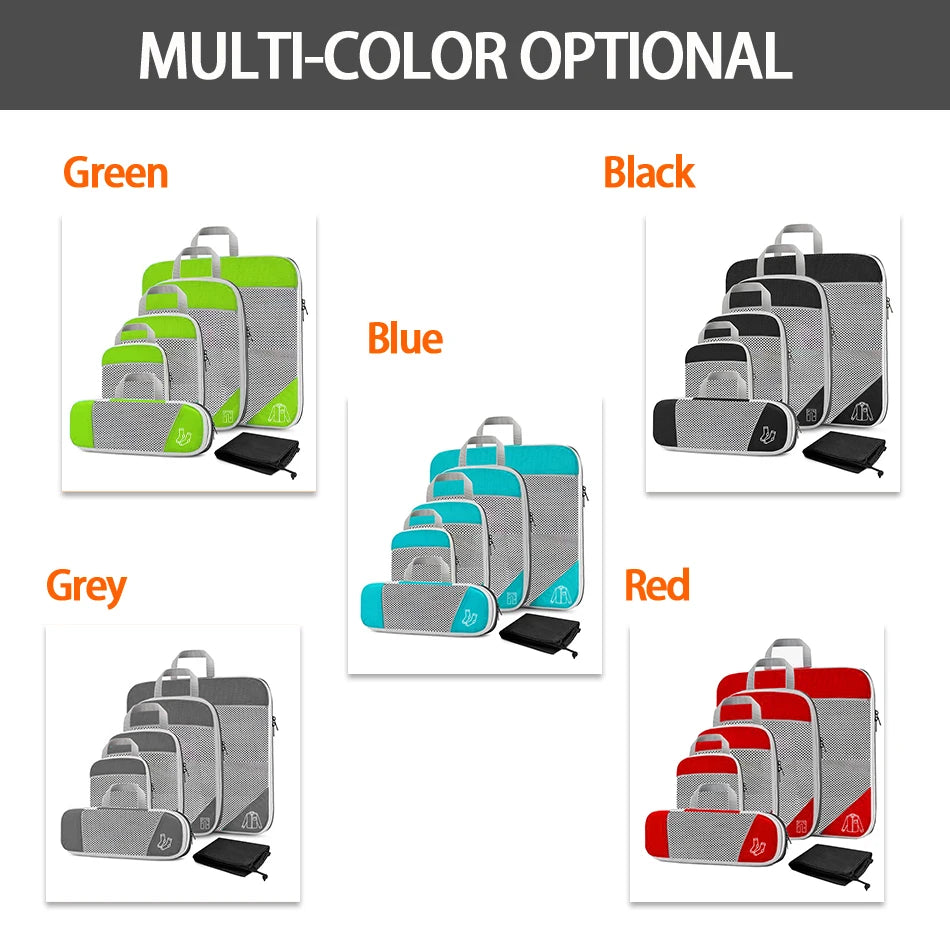 PackyGo Premium Mesh Packing Cubes