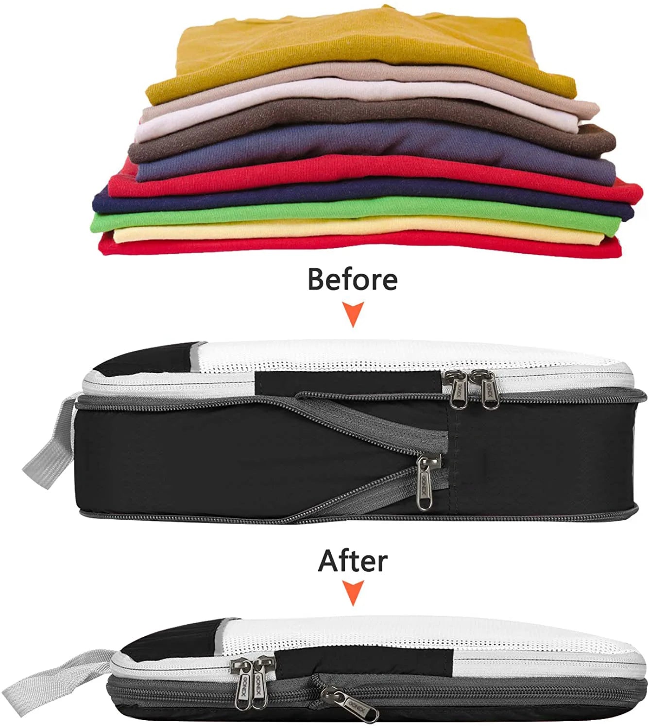PackyGo Premium Mesh Packing Cubes