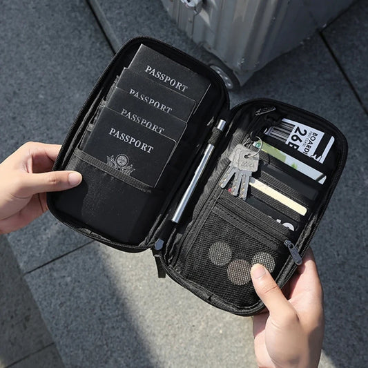 All-in-One RFID Family Travel Wallet